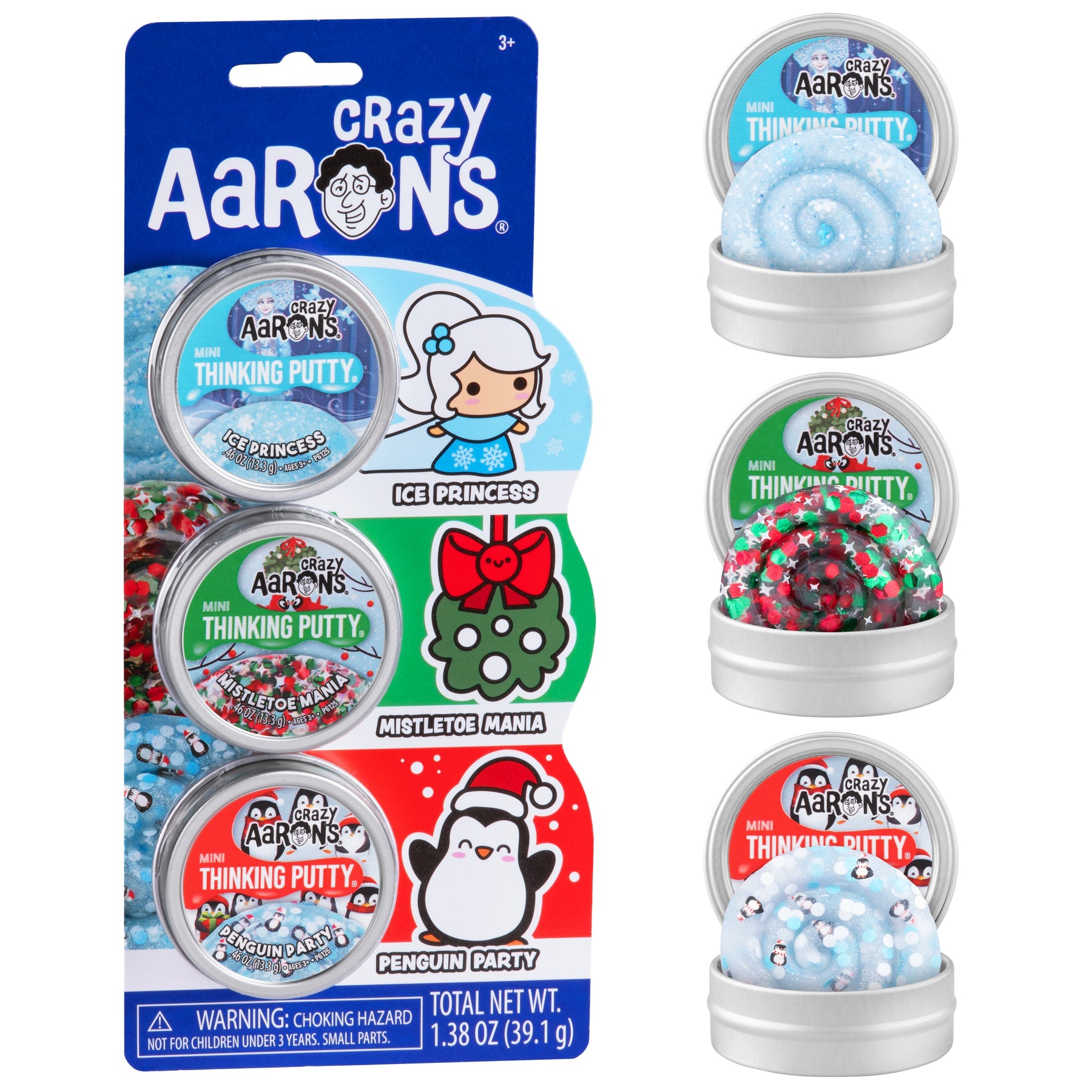 Christmas 2" Fidget Three Pack