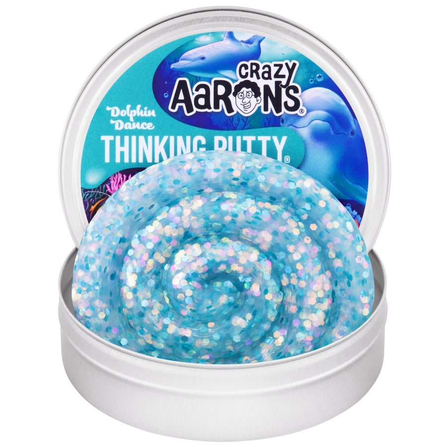 Dolphin Dance - 3.5" Thinking Putty Tin K2